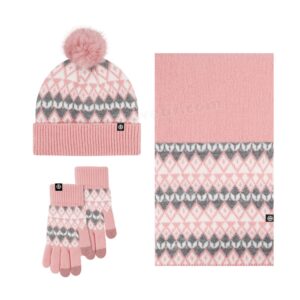 Customizable Knit Winter Set (Beanie + Scarf + Gloves)